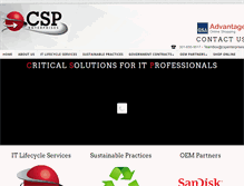 Tablet Screenshot of cspenterprises.com